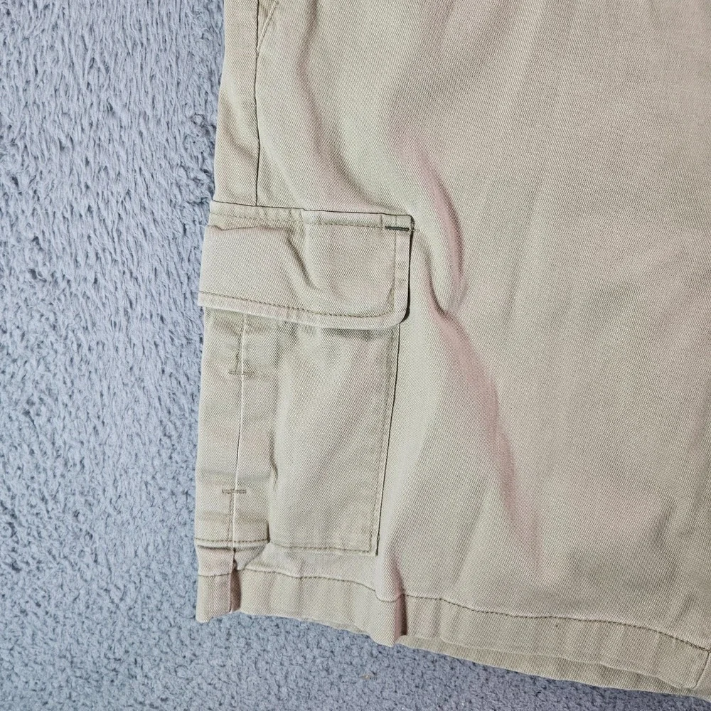 Tommy Bahama Cargo Shorts Men 40‎ Flat Front Cotton Light Khaki